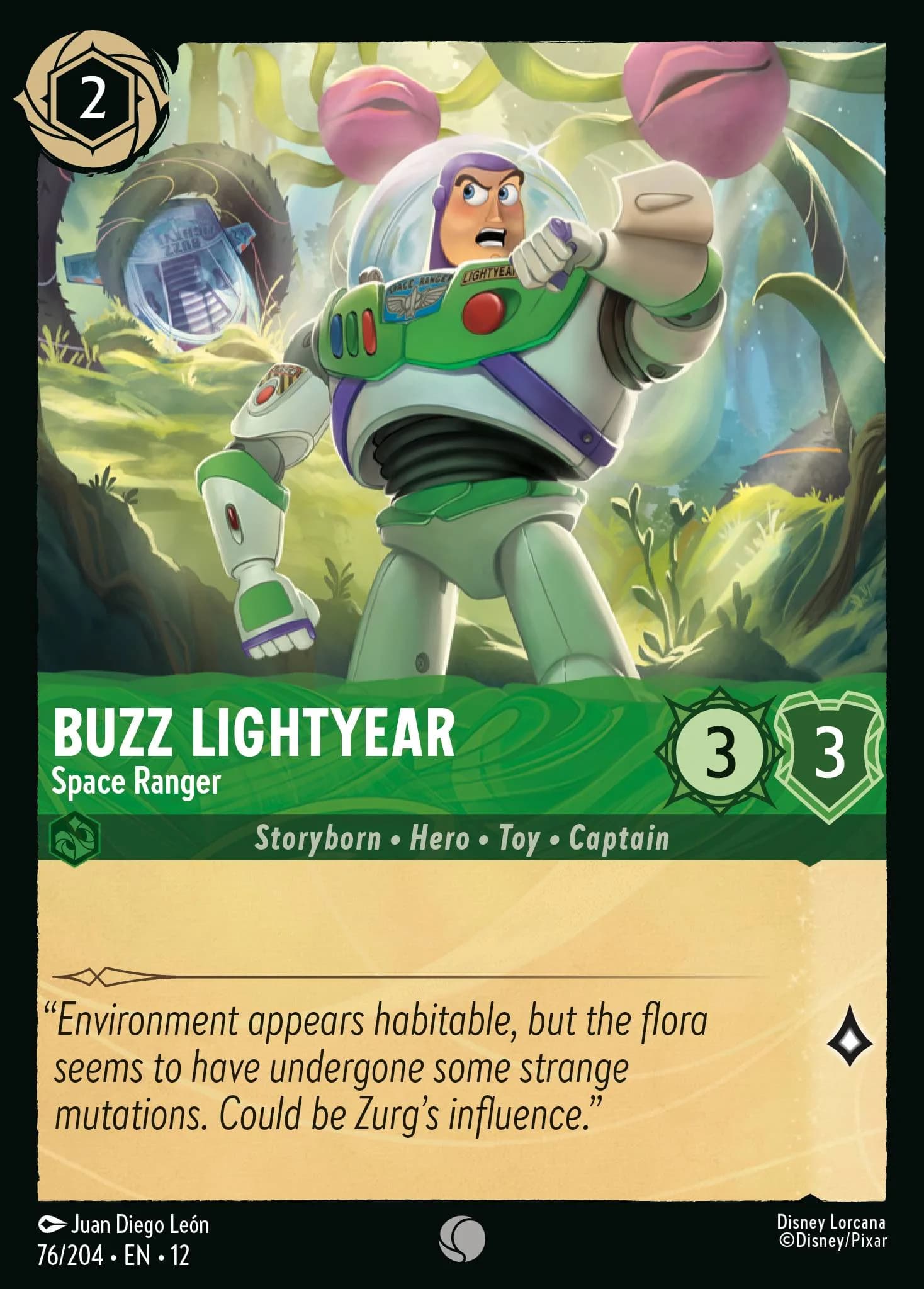 Buzz Lightyear - Space Ranger 76/204 from Wilds Unknown