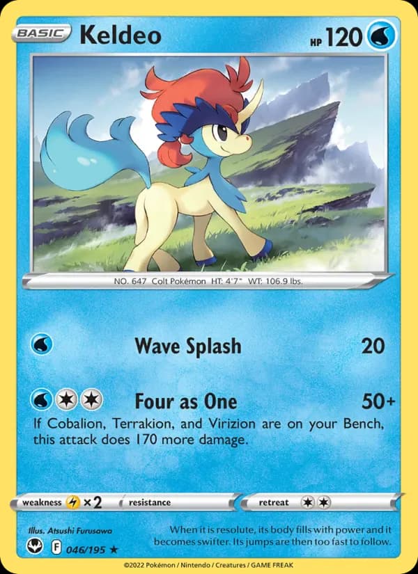 Keldeo 046/195 from Silver Tempest