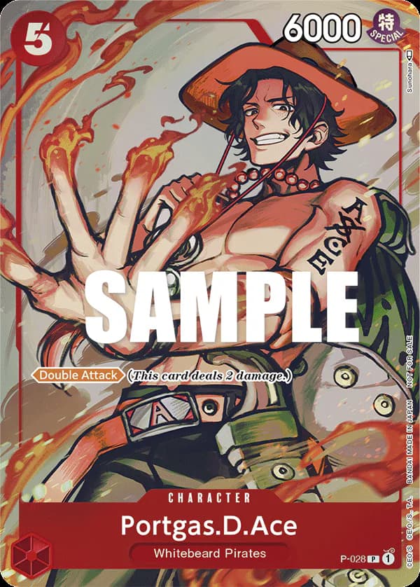 Portgas.D.Ace P-028 Standard printing