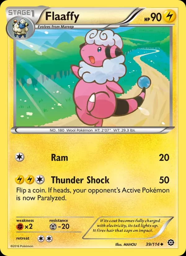 Flaaffy 39/114 from Steam Siege
