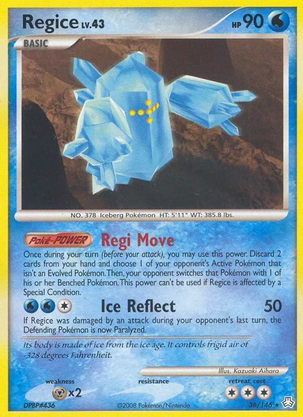 Regice 36/146 from Legends Awakened