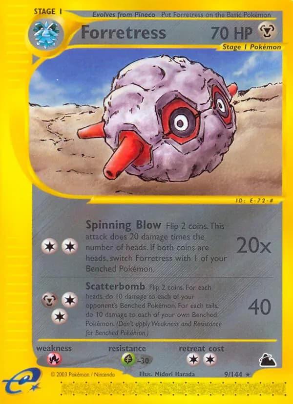 Forretress 9/144 from Skyridge