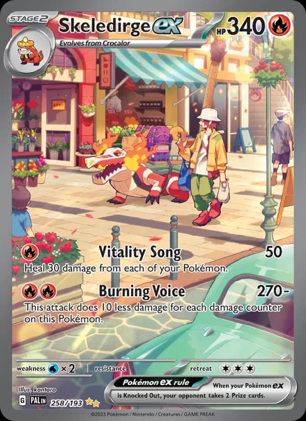 Skeledirge ex 258/193 from Paldea Evolved