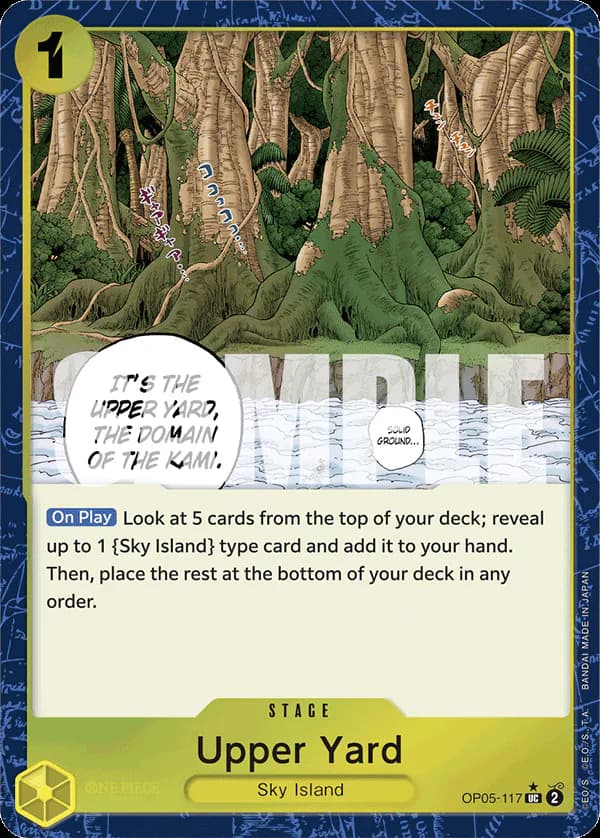 Upper Yard OP05-117 Official alternate printing 3
