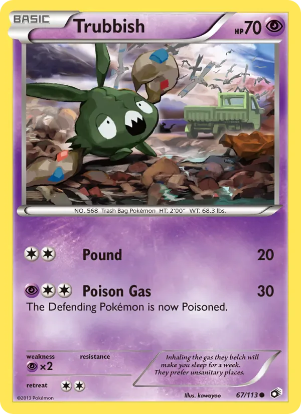Trubbish 67/113 from Legendary Treasures