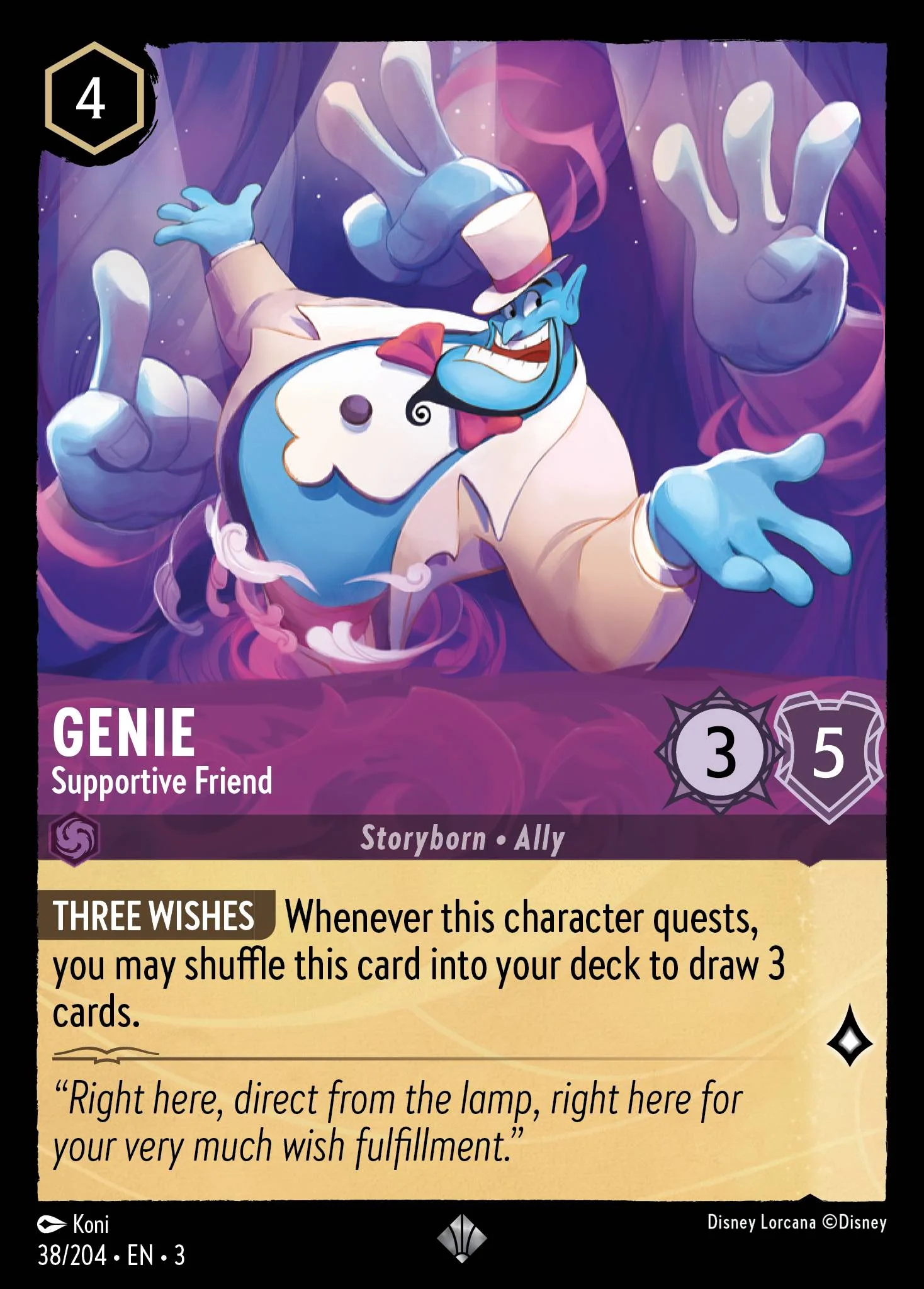Genie - Supportive Friend 38/204 from Into the Inklands
