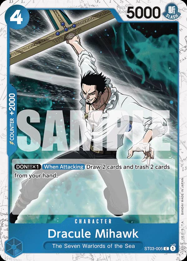 Dracule Mihawk ST03-005 Official alternate printing 4