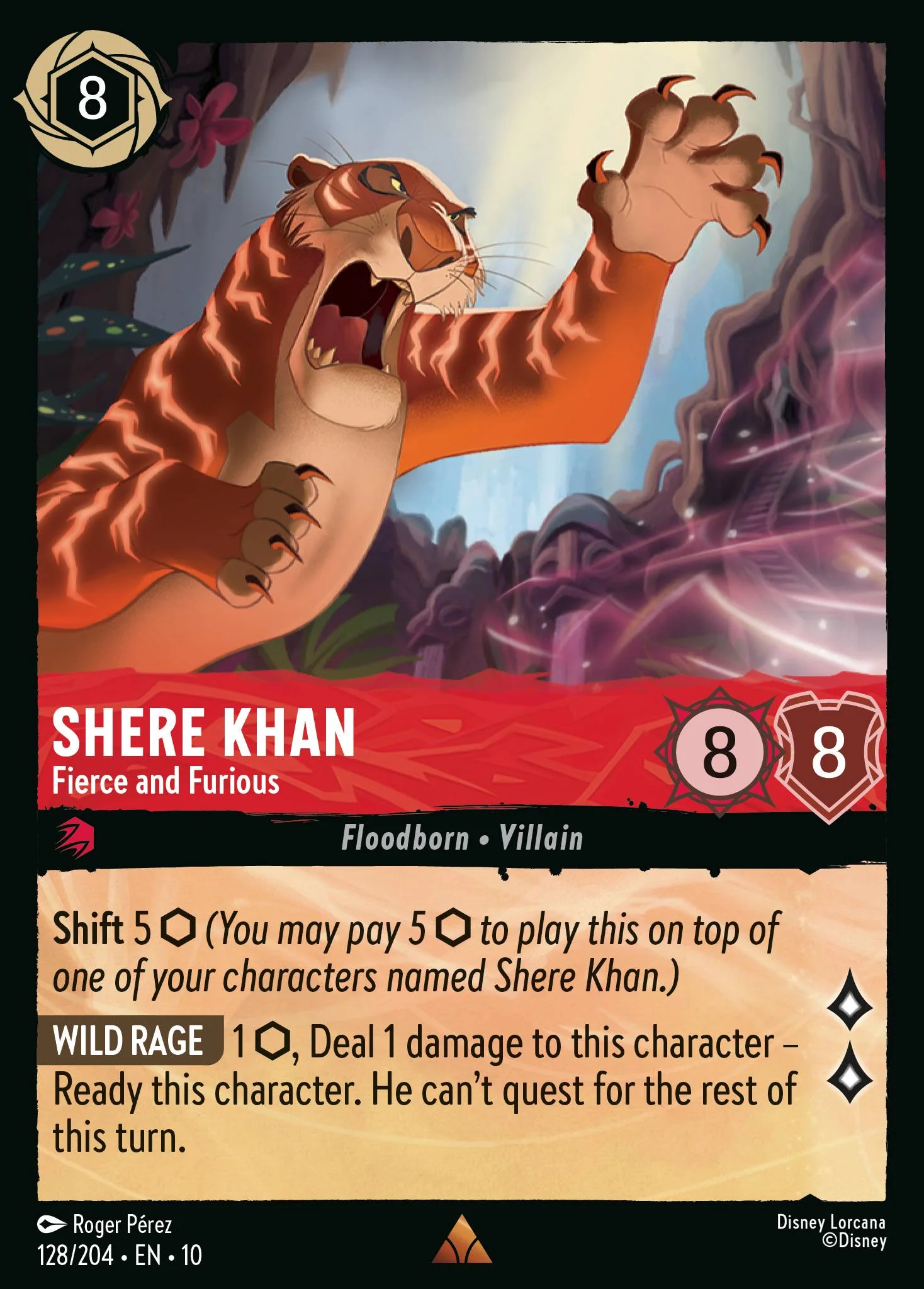 Shere Khan - Fierce and Furious 128/204 from Whispers in the Well