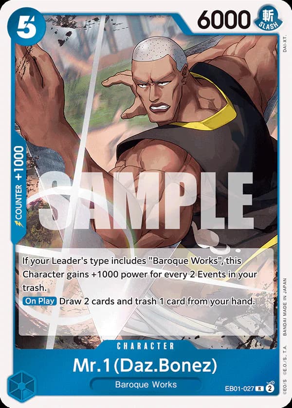 Mr.1(Daz.Bonez) EB01-027 Standard printing