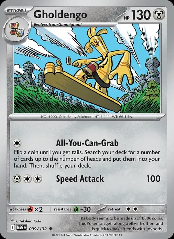 Gholdengo 099/132 from Mega Evolution