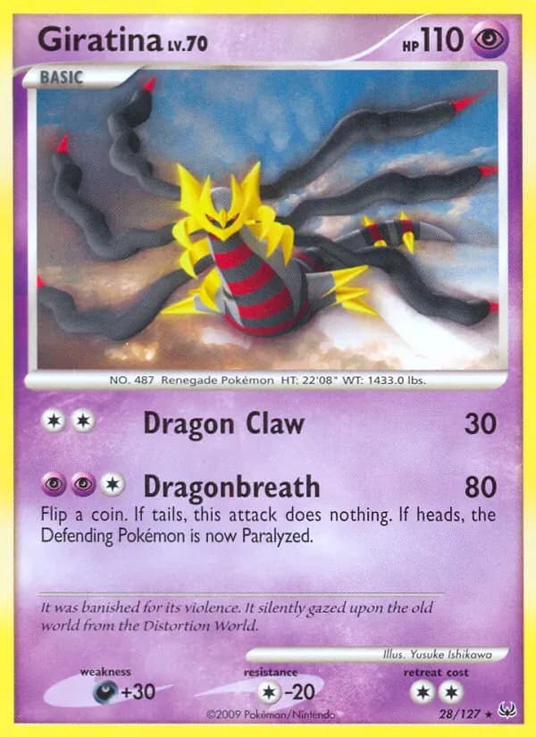 Giratina 28/127 from Platinum