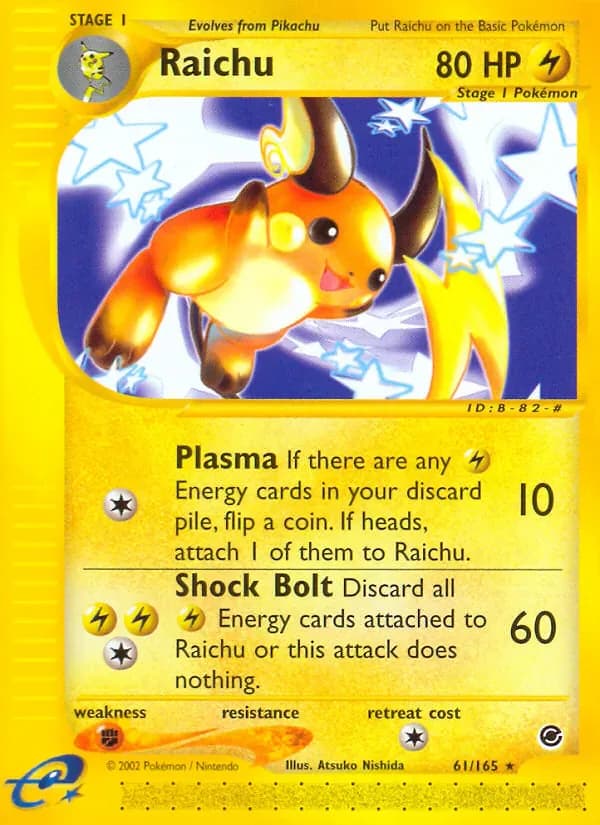 Raichu 61/165 from Expedition Base Set
