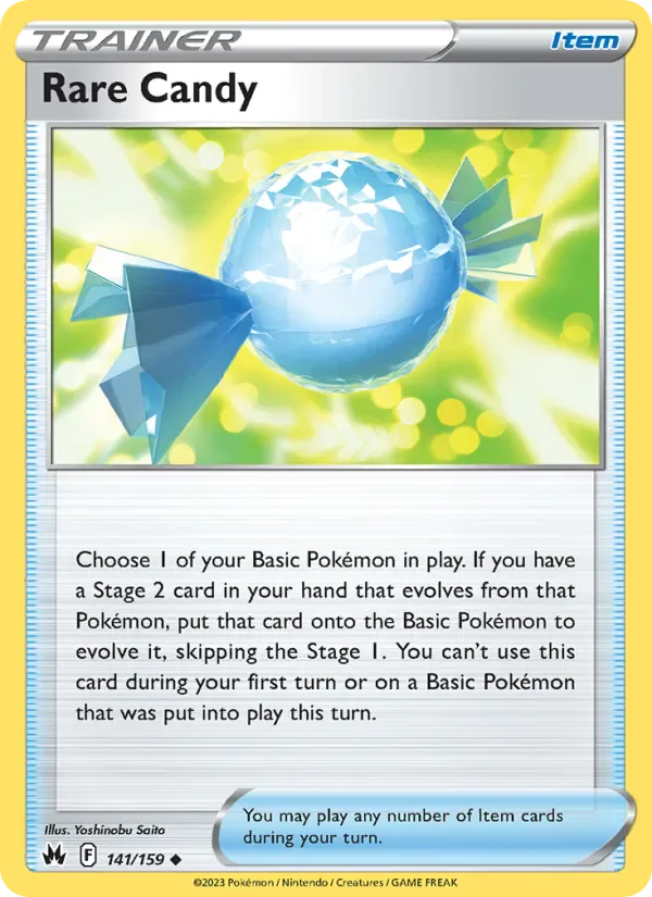 Rare Candy 141/159 from Crown Zenith