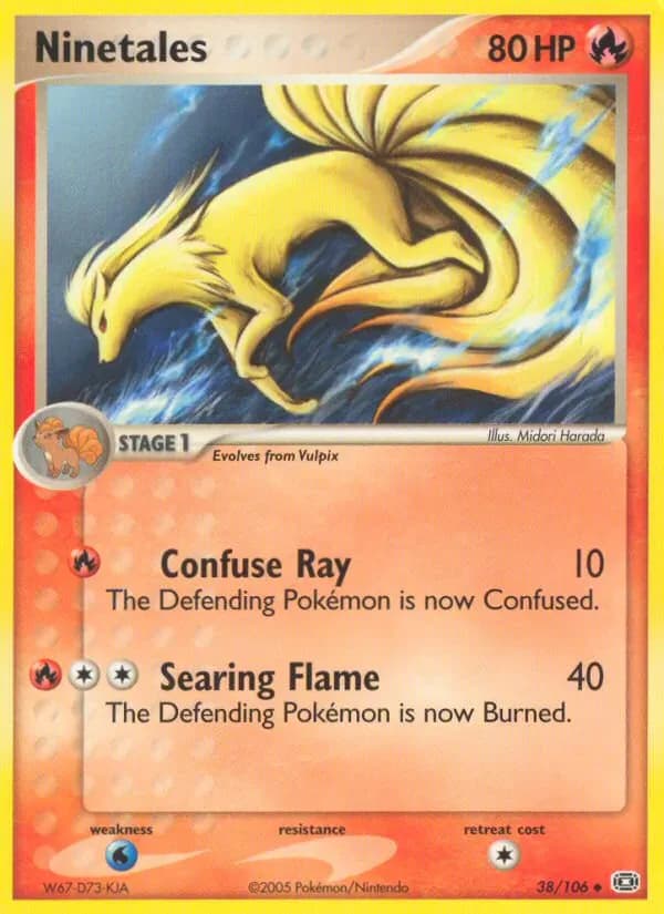 Ninetales 38/106 from EX Emerald