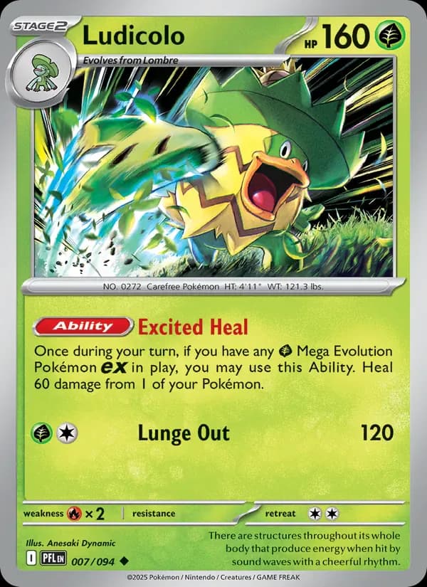 Ludicolo 007/94 from Phantasmal Flames
