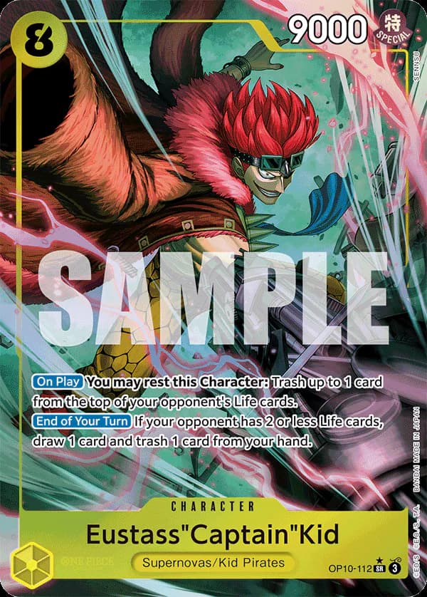 Eustass"Captain"Kid OP10-112 Official alternate printing 1