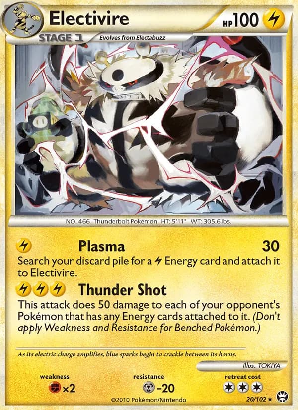Electivire 20/102 from Triumphant