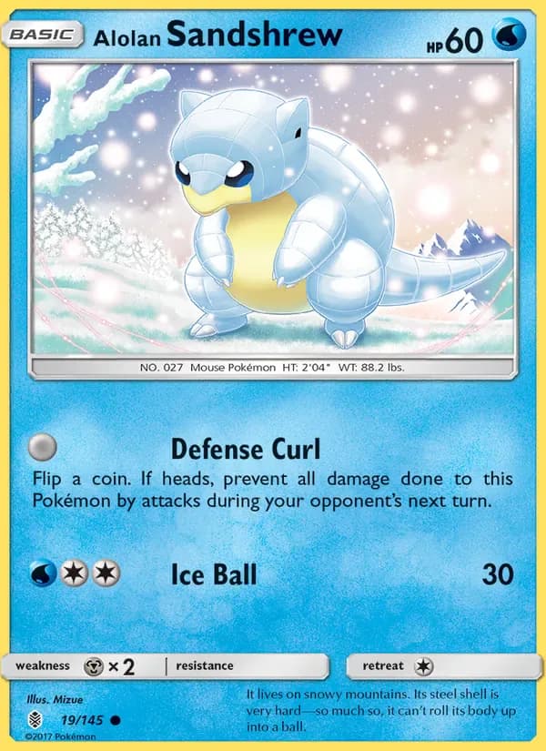 Alolan Sandshrew 19/145 from Guardians Rising