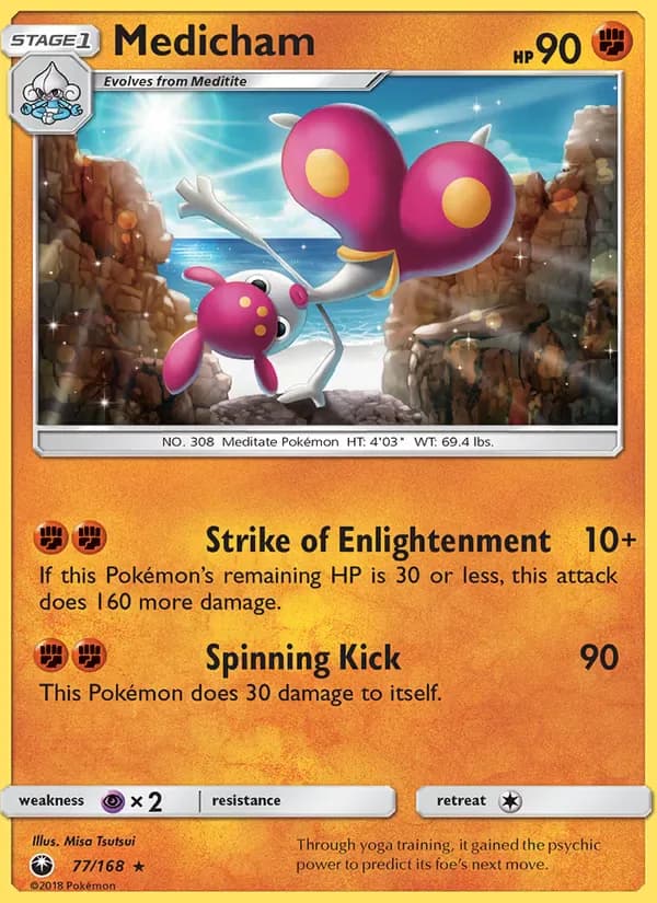 Medicham 77/168 from Celestial Storm