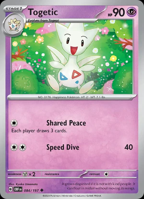 Togetic 084/197 from Obsidian Flames