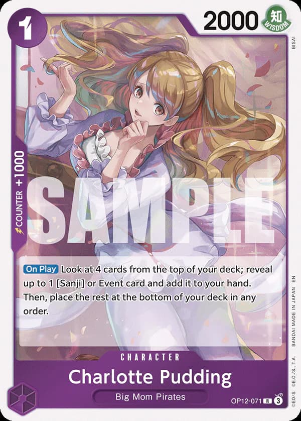Charlotte Pudding OP12-071 Standard printing