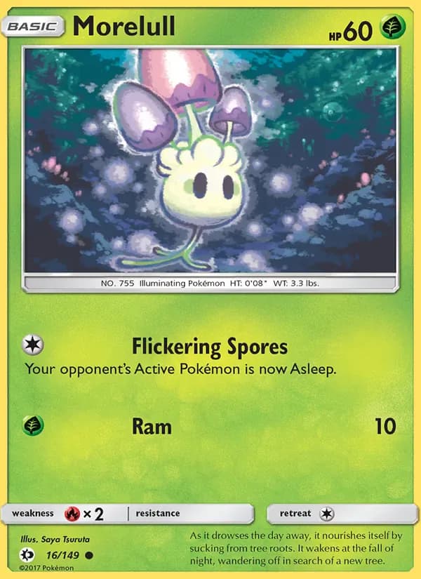 Morelull 16/149 from Sun & Moon Base Set