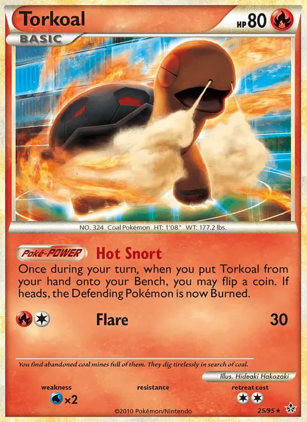 Torkoal 25/95 from Unleashed