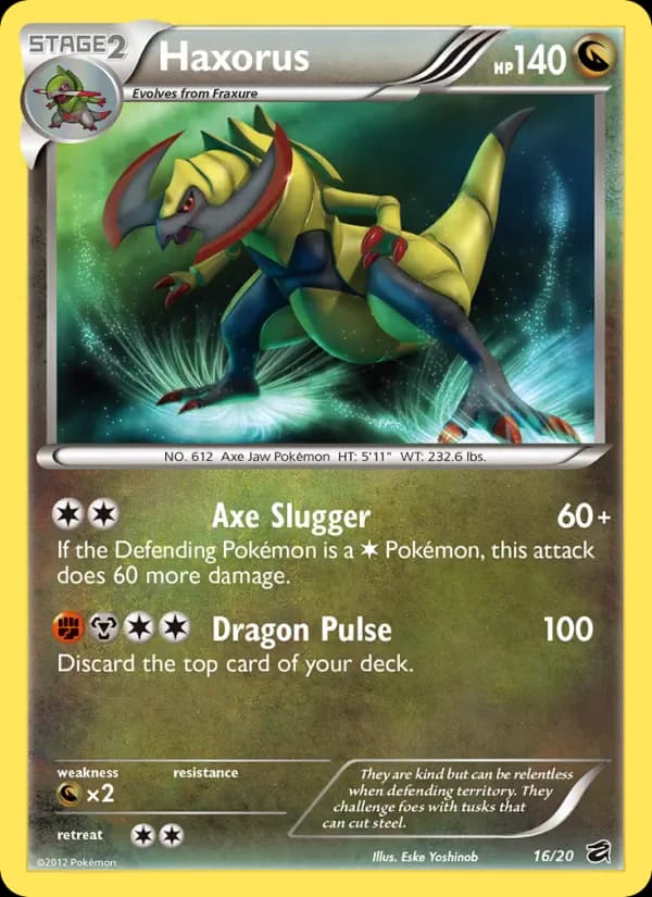 Haxorus 16/20 from Dragon Vault