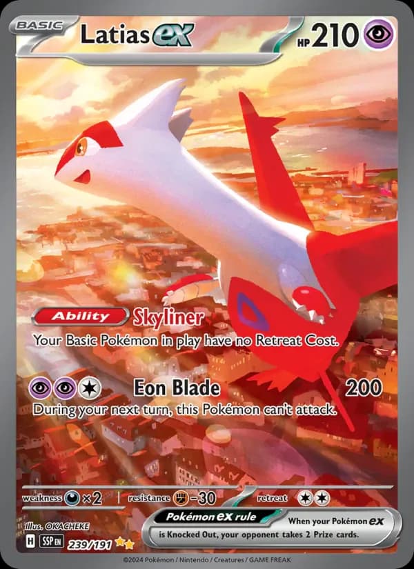 Latias ex 239/191 from Surging Sparks