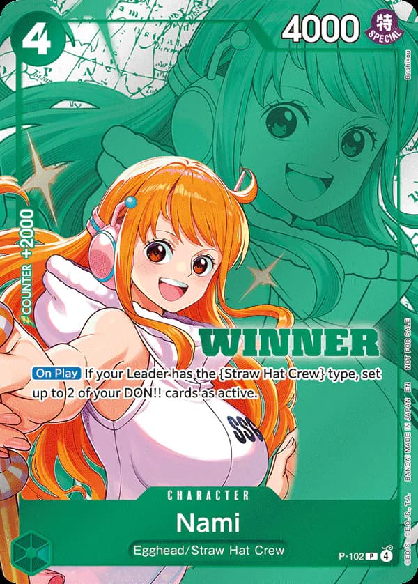 Nami P-102 Official alternate printing 2
