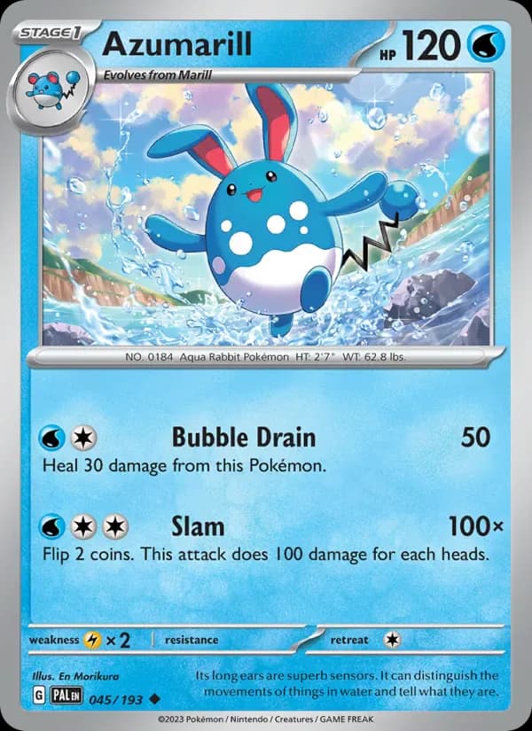 Azumarill 045/193 from Paldea Evolved