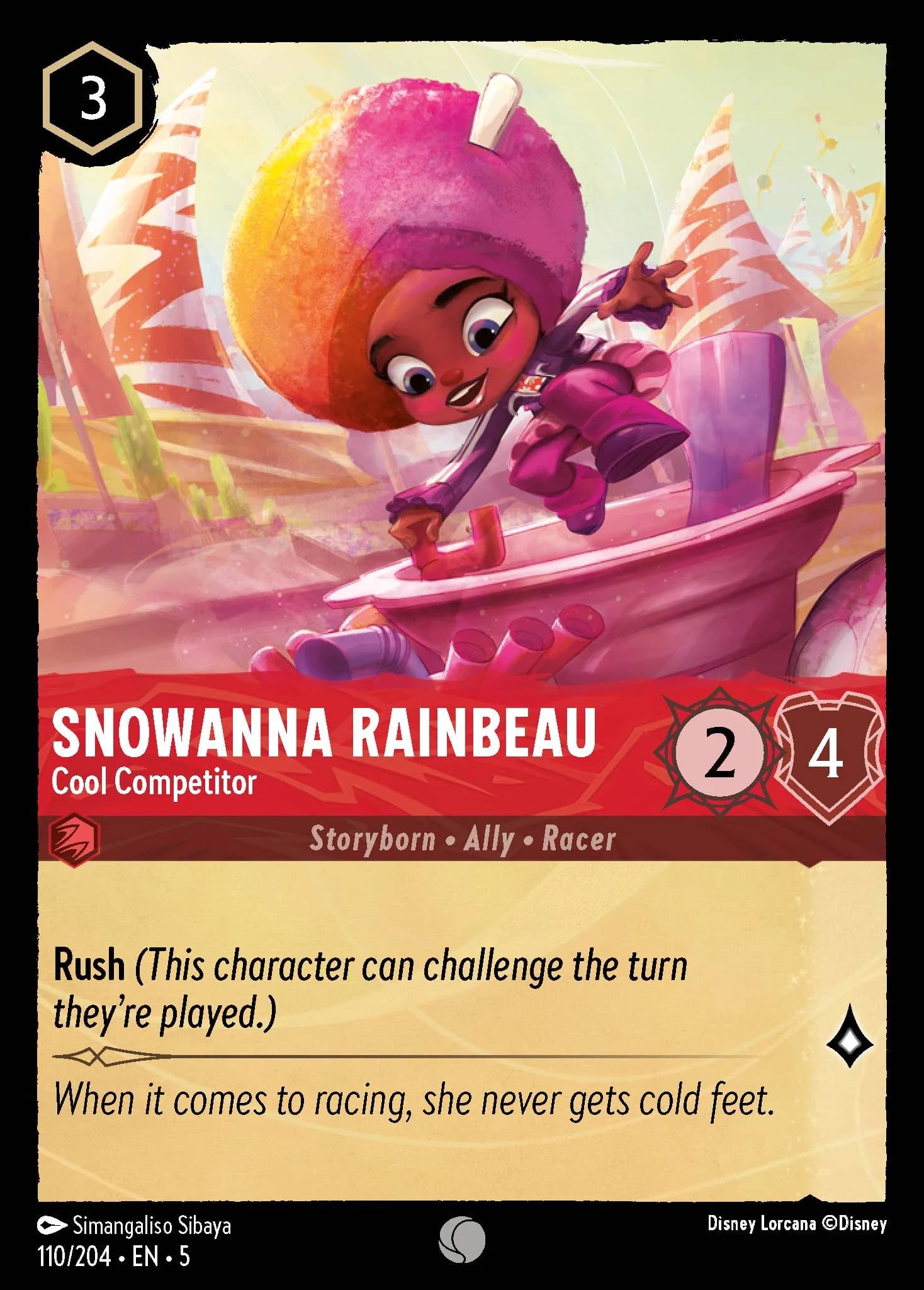 Snowanna Rainbeau - Cool Competitor 110/204 from Shimmering Skies