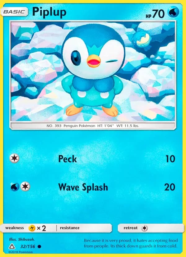 Piplup 32/156 from Ultra Prism