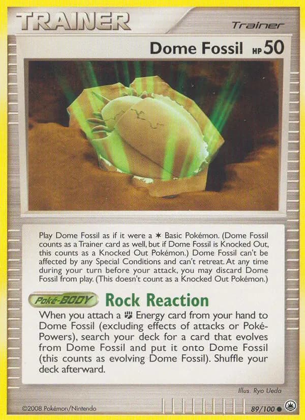 Dome Fossil 89/100 from Majestic Dawn