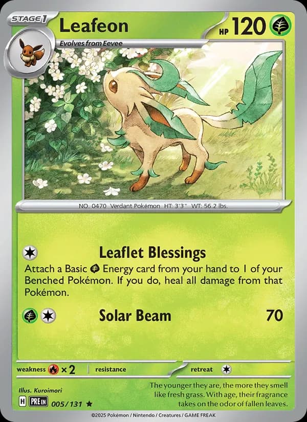 Leafeon 005/131 from Prismatic Evolutions