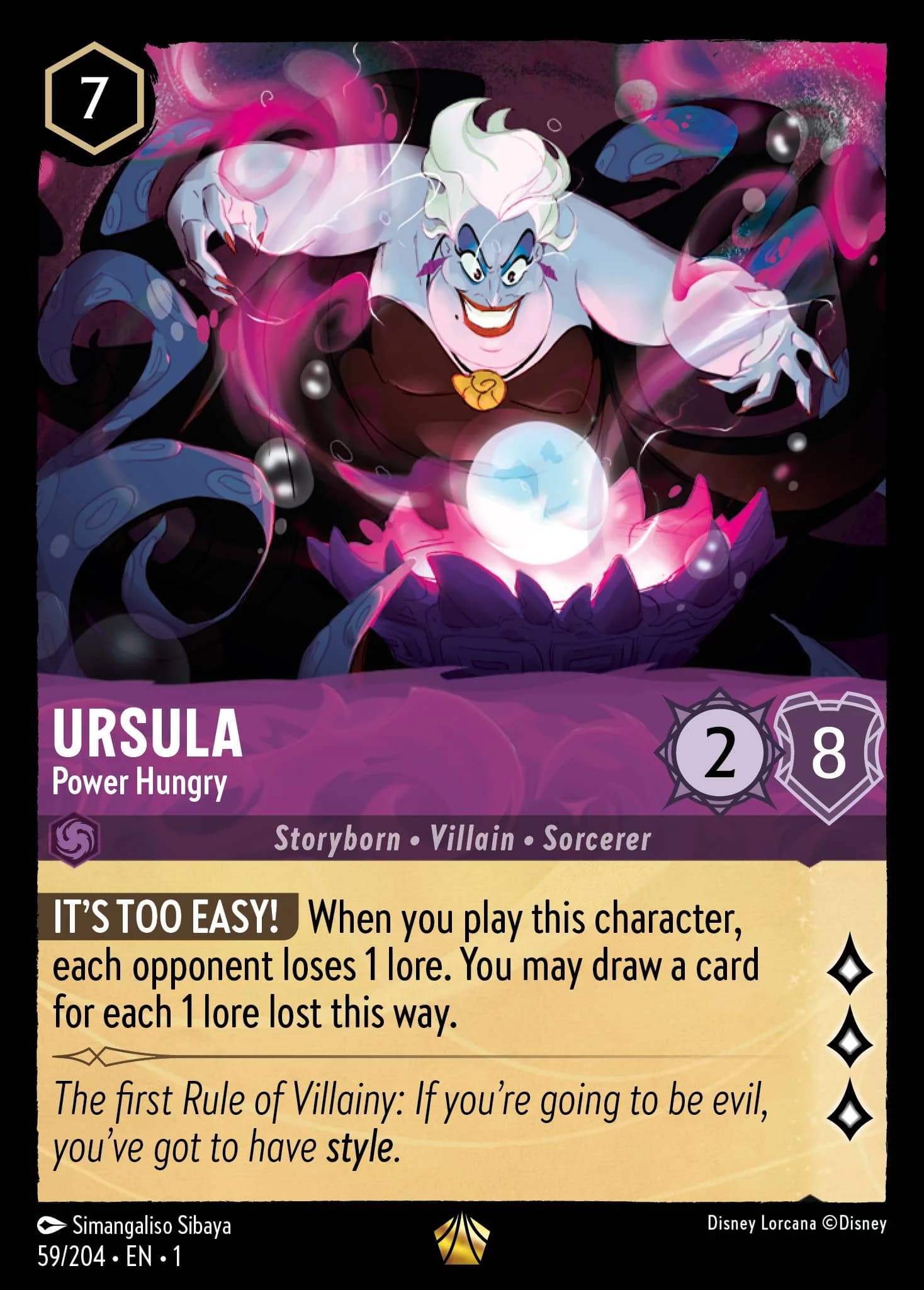 Ursula - Power Hungry 59/204 from The First Chapter