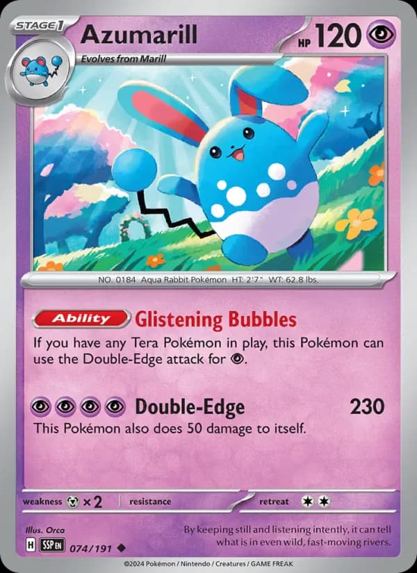 Azumarill 074/191 from Surging Sparks