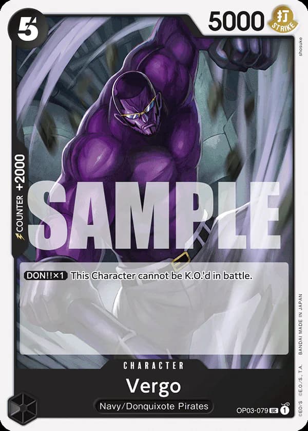Vergo OP03-079 Official alternate printing r2