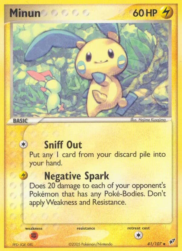Minun 41/107 from EX Deoxys