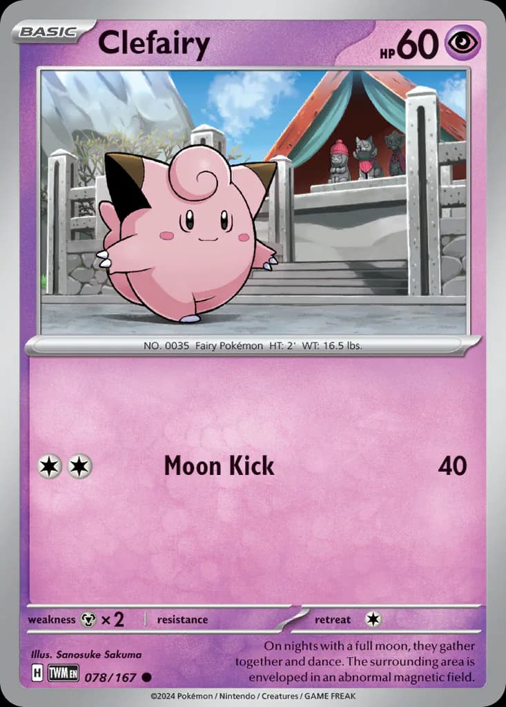 Clefairy 078/167 from Twilight Masquerade