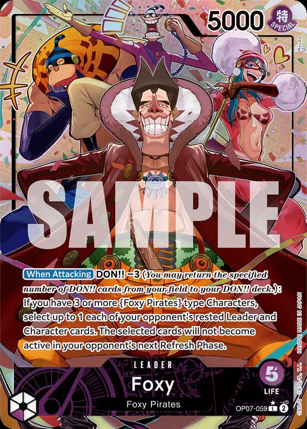 Foxy OP07-059 Official alternate printing 1