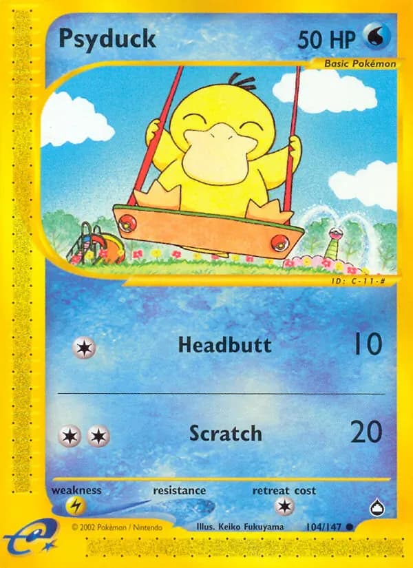 Psyduck 104/147 from Aquapolis