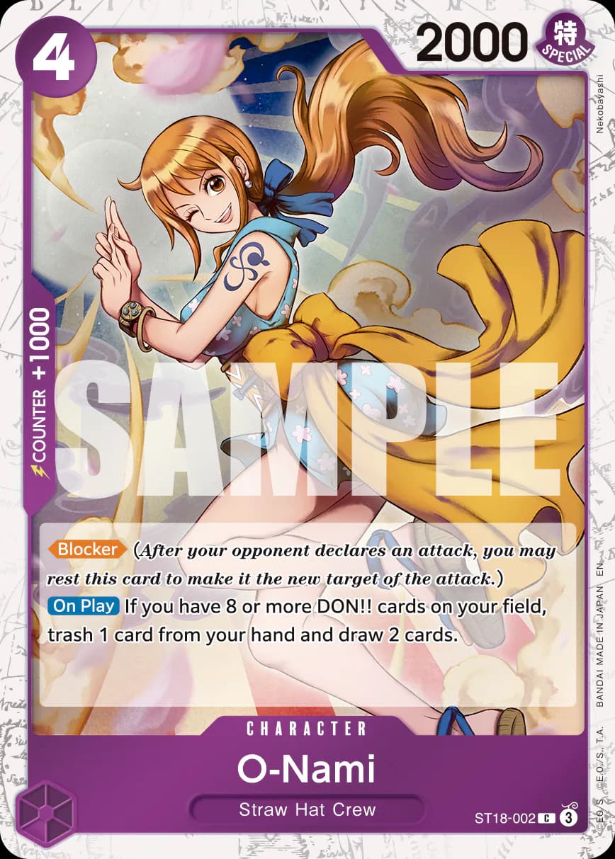O-Nami ST18-002 Official alternate printing 1