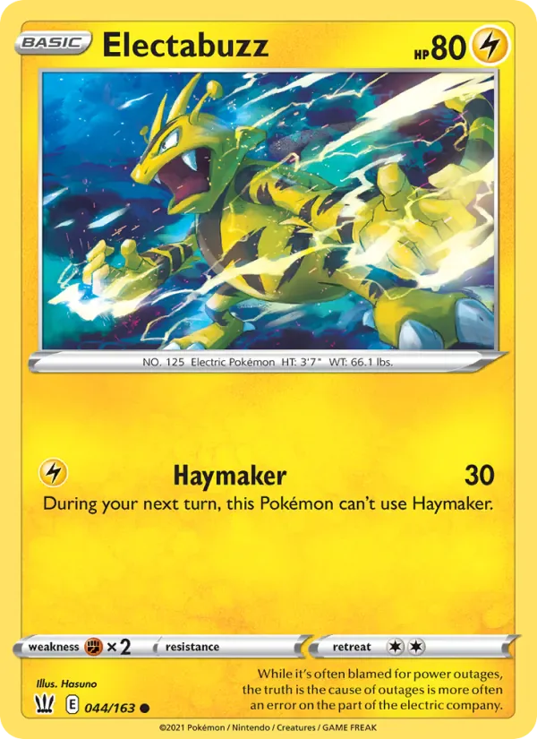 Electabuzz 44/163 from Battle Styles