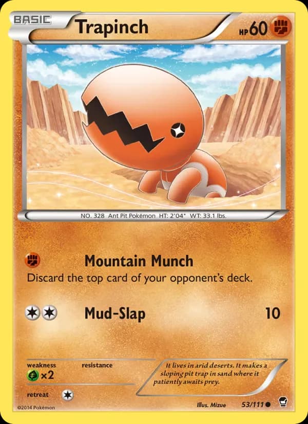 Trapinch 53/111 from Furious Fists