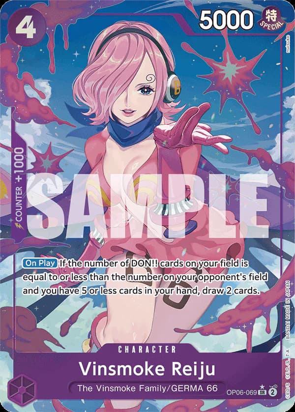 Vinsmoke Reiju OP06-069 Official alternate printing 4