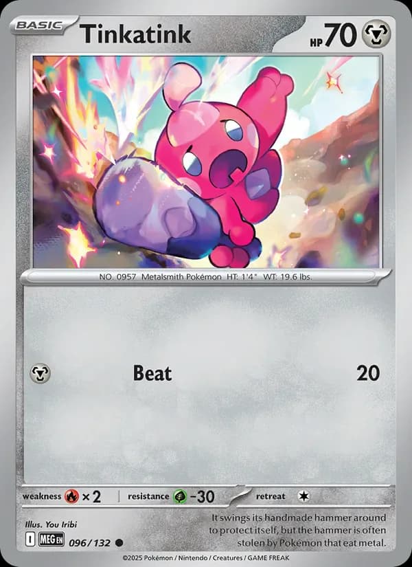 Tinkatink 096/132 from Mega Evolution