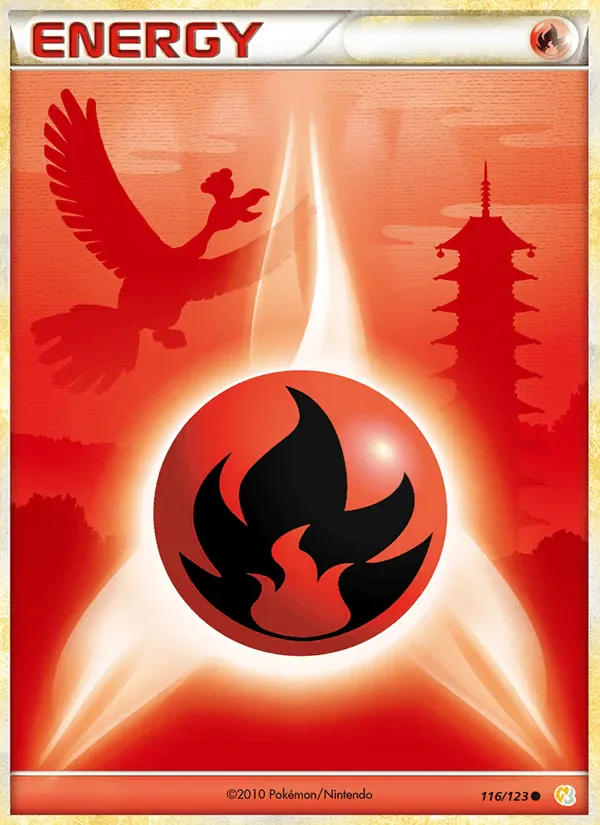 Fire Energy 116/123 from HeartGold & SoulSilver