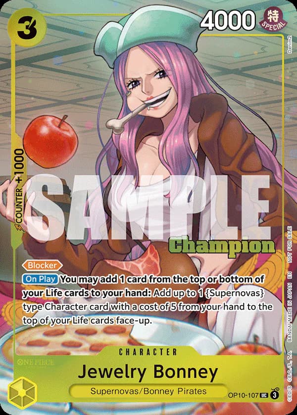 Jewelry Bonney OP10-107 Official alternate printing 3