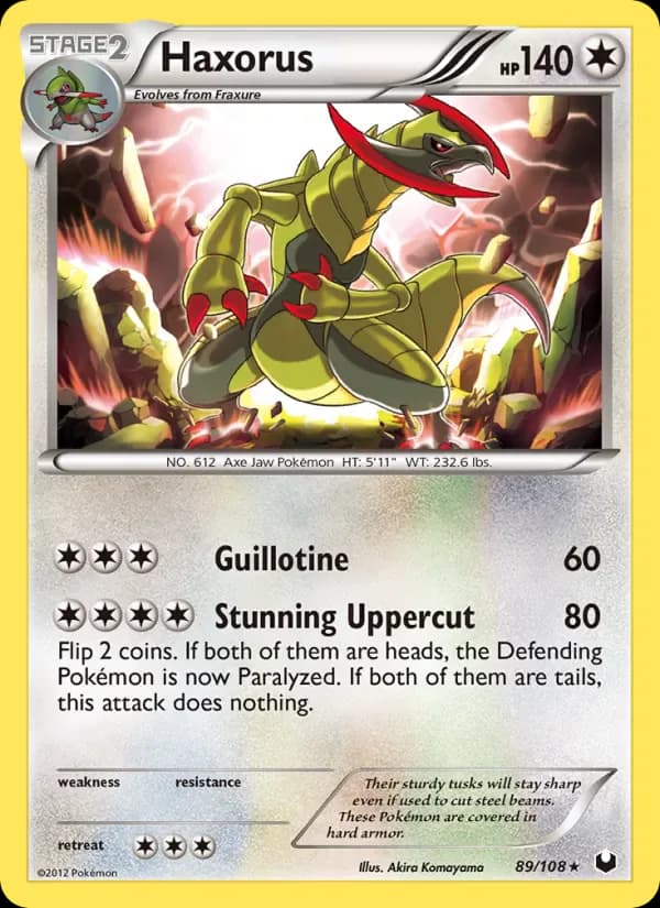Haxorus 89/108 from Dark Explorers